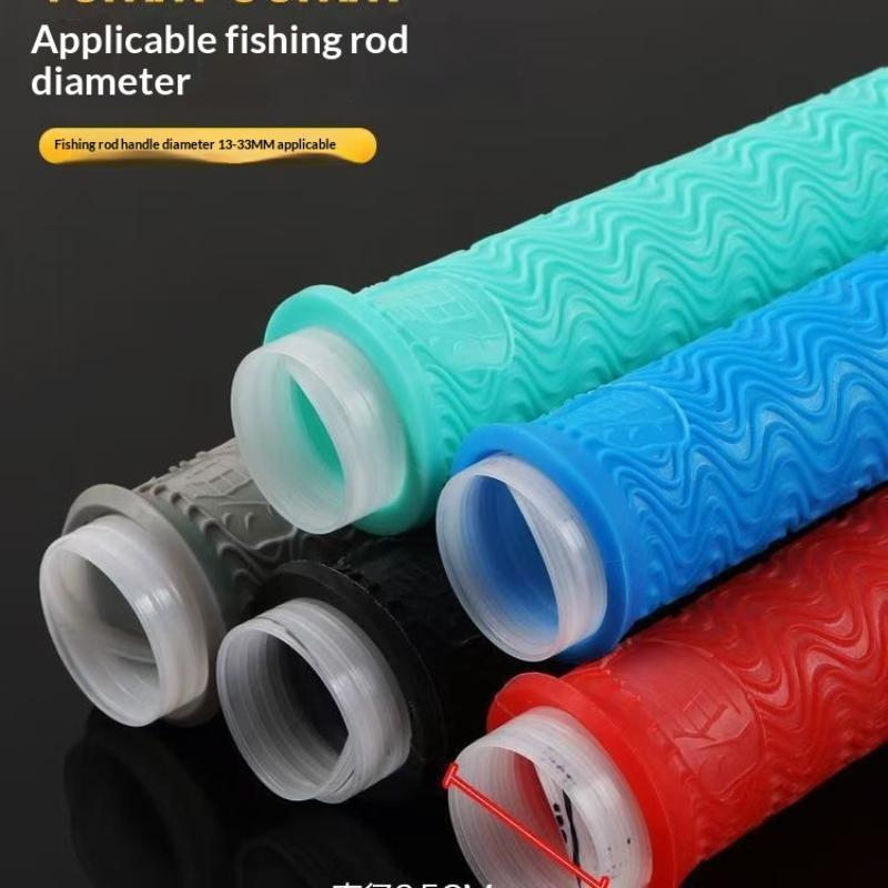 Fishing Rod Case - Für Outdoor-Angelausrüstung Universeller Schutzüberzug Langlebiger Silikon-Angelrutengriff