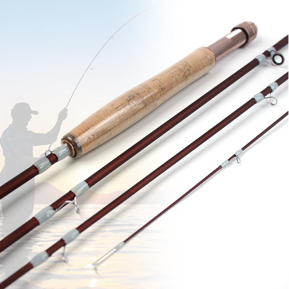 Fishing Rod Fly - Diese vierteilige Fliegenfischerrute kombiniert leichte und