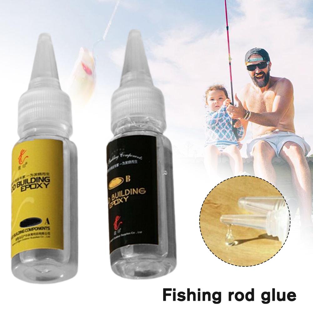 Fishing Rod Repair Kit - 2Pcs DIY Angeln Werkzeug Reparatur Epoxy