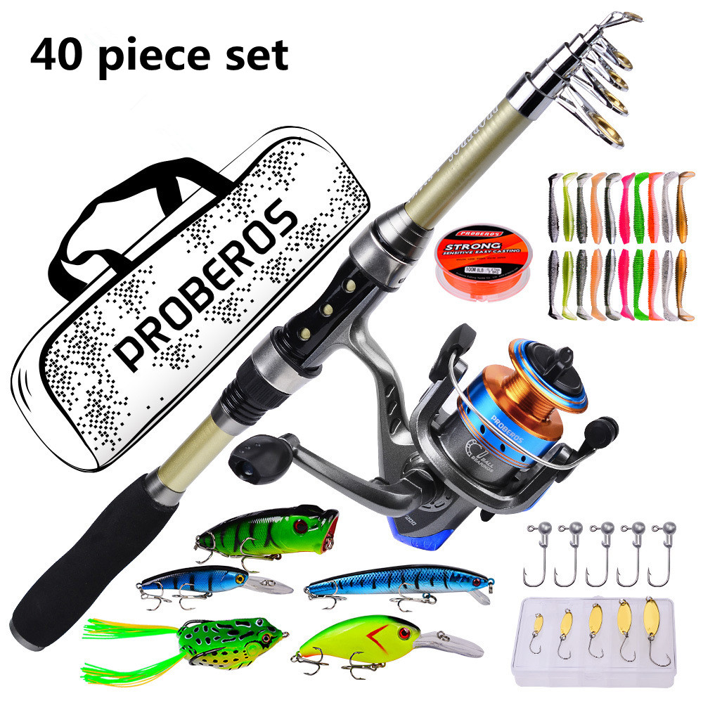 40-teiliges Set neuer Meeresru – Fishing Rod Fly Bewertung und Preis
