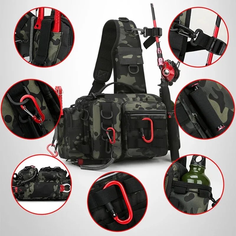 Angelrucksack, Köderbox, Ausrü – Fishing Rod Fly Bewertung und Preis