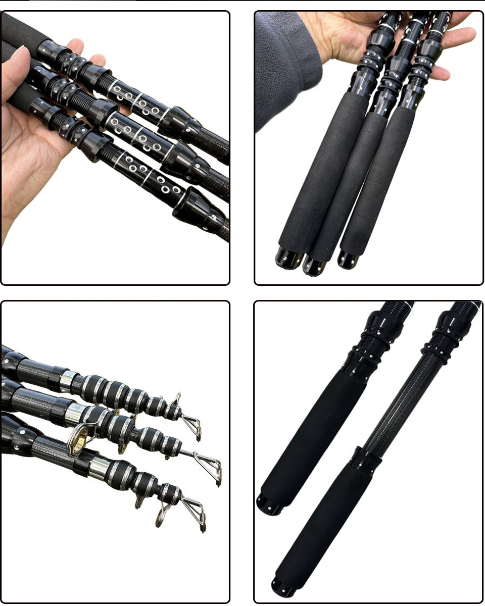 1,8/2,1/2,4/2,7/3,0M Teleskop- – Fishing Rod Surf Bewertung und Preis