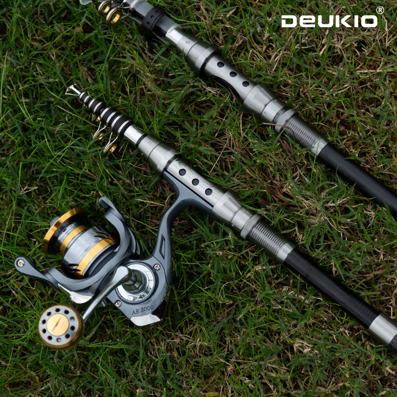 DEUKIO Angelruten- und Rollen- – Fishing Rod Combo Bewertung und Preis