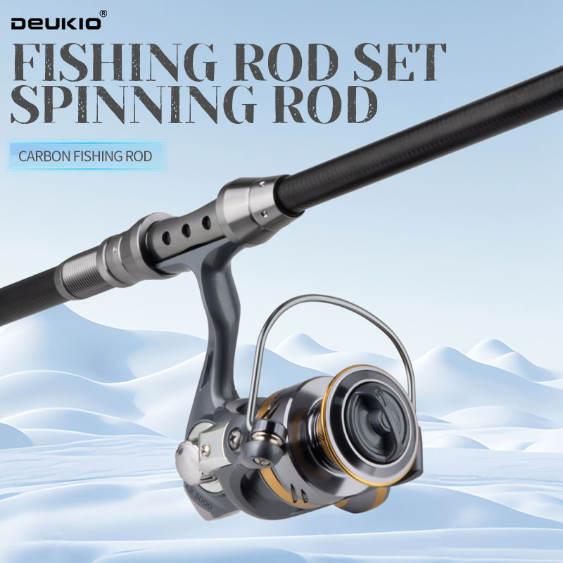 DEUKIO Angelruten- und Rollen- – Fishing Rod Combo Bewertung und Preis