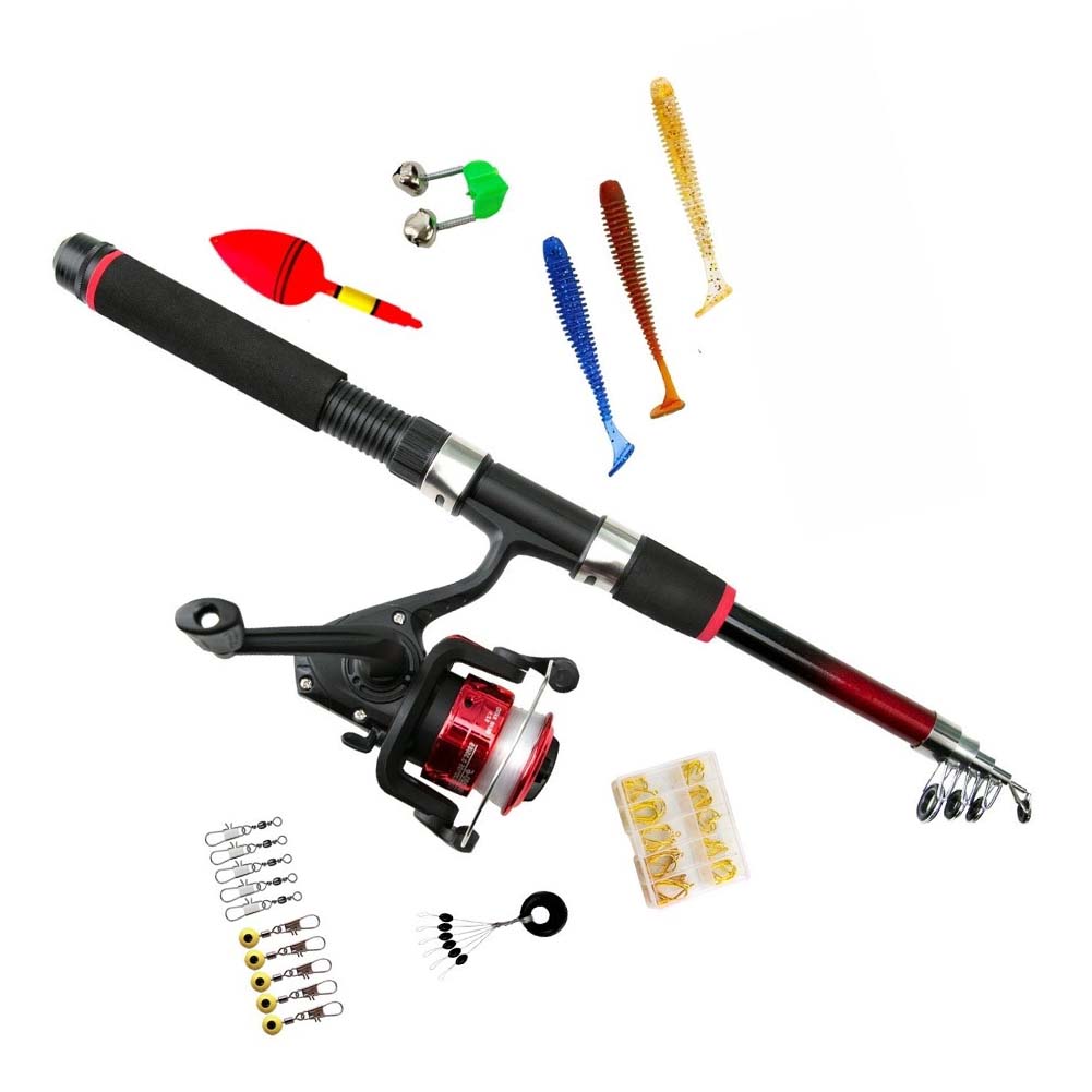 Kompakte Angelrute mit Rolle f – Fishing Rod Case Bewertung und Preis